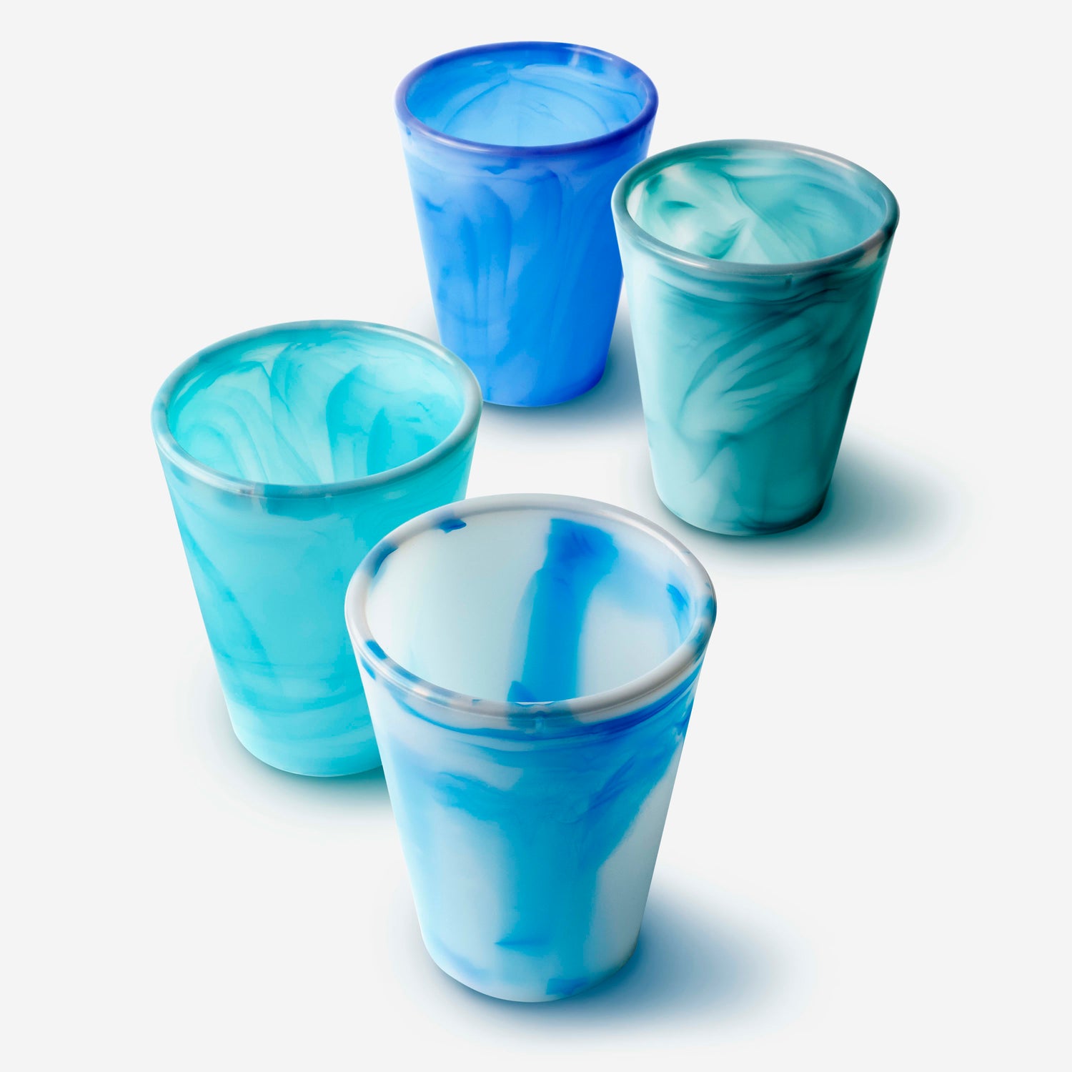 Ocean Swirl Stackable Silicone Cup, 20oz