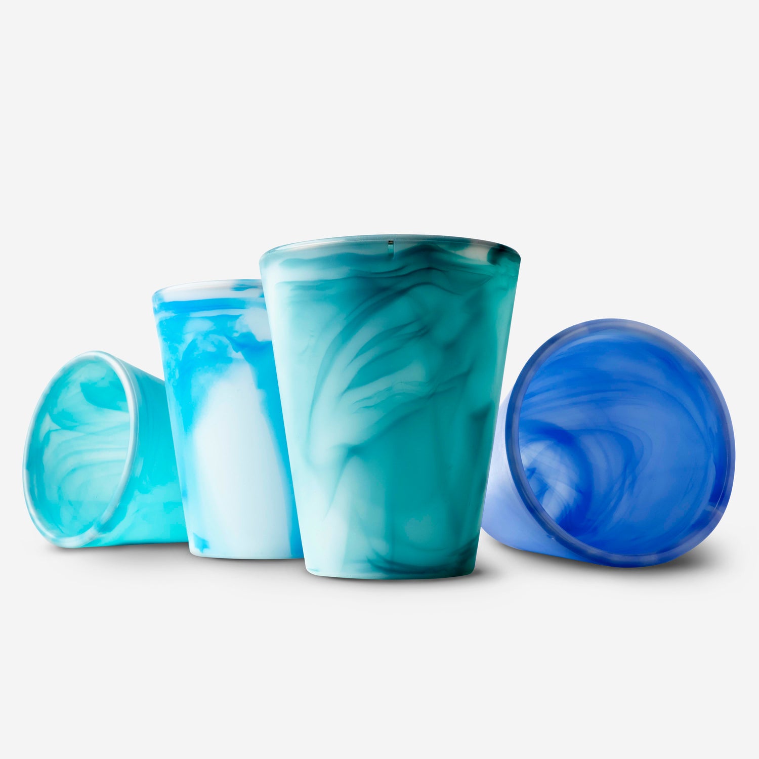 Ocean Swirl Stackable Silicone Cup, 20oz