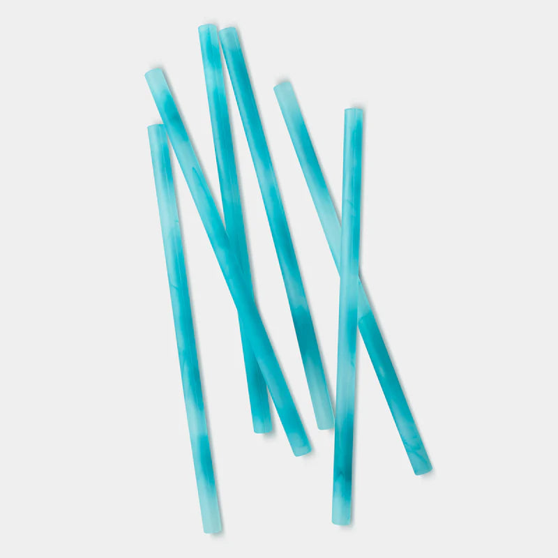 8&quot; Reusable Silicone Straw, 6pk