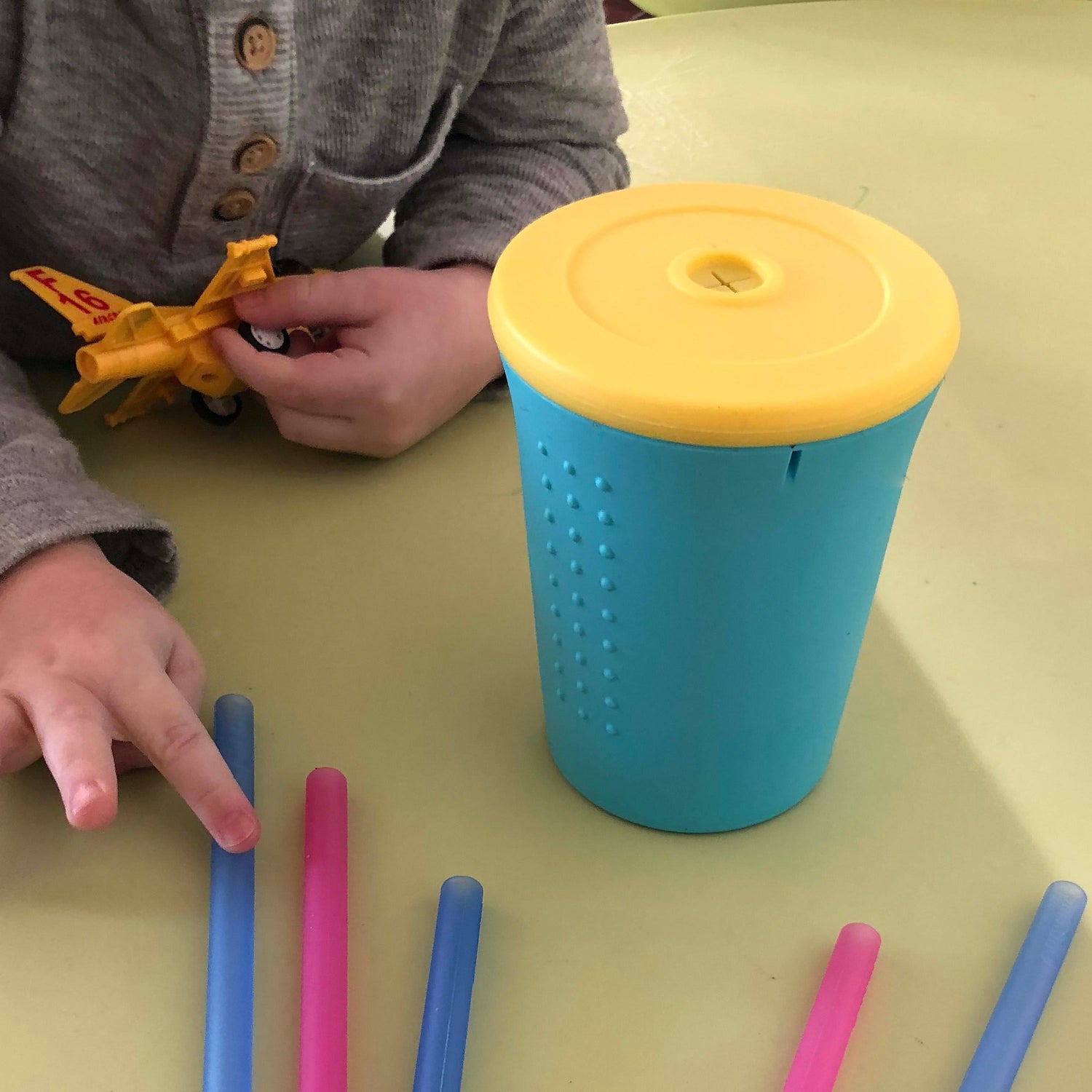 Silicone Tumbler Lid for Straws