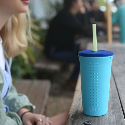 Silicone Tumbler Lid for Straws